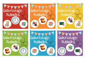 Vorschau - Anderer Materialtyp - Geburtstagsrubbellos - Seite 1