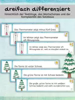 Vorschau - Arbeitsblätter - Laufdiktat/ Schleichdiktat: Im Winter - Winterlicher Schreibspaziergang - Seite 3