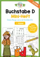 Vorschau - Arbeitsblätter - Mini-Heft zum Buchstaben D/d - Deckblatt