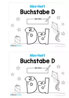 Vorschau - Arbeitsblätter - Mini-Heft zum Buchstaben D/d - Seite 1