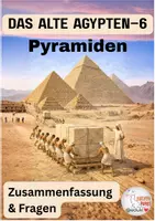 Vorschau - Test - Das Alte Ägypten–6: Pyramiden | Zusammenfassung & Fragen - Deckblatt