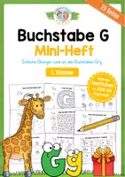 Vorschau - Arbeitsblätter - Mini-Heft zum Buchstaben G/g - Deckblatt