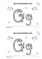 Vorschau - Arbeitsblätter - Mini-Heft zum Buchstaben G/g - Seite 2
