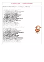 Vorschau - Arbeitsblätter - 1st Conditional - worksheet - Seite 1