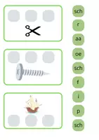 Voorbeeld - woorden met sch - Voorblad