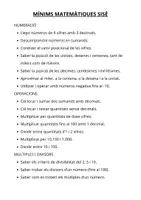 Vista previa - Unidades / Secuencias / Situaciones de Aprendizaje - MATEMÀTIQUES SISÈ DE PRIMÀRIA: MÍNIMS - página 2