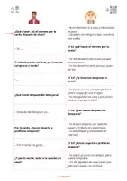 Vorschau - Arbeitsblätter - Actividades de tiempo libre – Spanisch · Tandem-Bogen (4-fach differenziert) - Seite 3