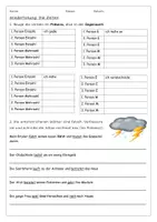 Vorschau - Arbeitsblätter - Verben in verschiedenen Zeiten - Arbeitsblatt - Deckblatt