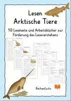 Vorschau - Arbeitsblätter - Lesen: Tiere und Lebensräume - Materialpaket - Seite 1