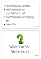 Vorschau - Arbeitsblätter - Schreibstraße Wochenende - Über das Wochenende schreiben - Seite 3