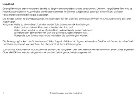 Vorschau - Text - Die 12 Monate als Laufdiktat, ab Kl. 2 - Seite 1