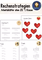 Vorschau - Arbeitsblätter - Rechenstrategien Addieren und Subtrahieren 1. Klasse Arbeitsblätter - Seite 1