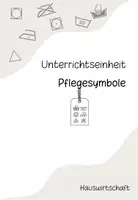 Vorschau - Arbeitsblätter - Pflege- und Waschsymbole - Deckblatt