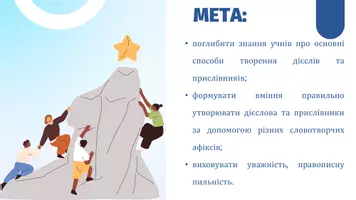 Попередній перегляд - Основні способи творення дієслів, прислівників - Сторінка 1