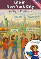 Vorschau - Arbeitsblätter - New York City: A City of Contrasts – Reading Comprehension & Writing Task (B1–B2) - Deckblatt