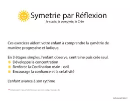 Aperçu - Feuilles d'exercices - Symetrie enfant, soleil à compléter Activités ludique pdf - Page 1