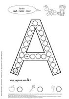 Vorschau - Arbeitsblätter - Buchstaben-Vorlagen A–Z – vielseitig einsetzbar zur Schreibvorbereitung (stempeln, kleben, Dotmarker, Legematerial) - Seite 3