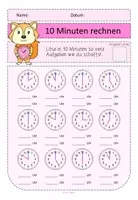 Vorschau - Arbeitsblätter - wachsendes Materialpaket 10 Minuten Rechnen 2 - Seite 2
