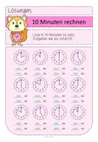 Vorschau - Arbeitsblätter - wachsendes Materialpaket 10 Minuten Rechnen 2 - Seite 3