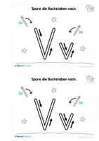 Vorschau - Arbeitsblätter - Mini-Heft zum Buchstaben V/v - Seite 2
