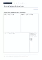 Vorschau - Arbeitsblätter - Dreieckskonstruktionen - Konstruktion von Dreiecken - Seite 1