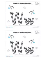 Vorschau - Arbeitsblätter - Mini-Heft zum Buchstaben W/w - Seite 2