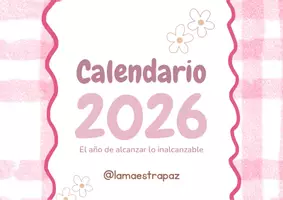 Vista previa - Para docentes: organización, planificación y formación - Calendario A4 2026 para MAESTROS Y PROFES - Portada