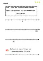 Vorschau - Arbeitsblätter - Arbeitsblätter Zahlenstrahl 2er Schritte ZR 100 - Seite 2