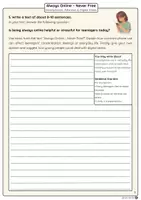 Vorschau - Arbeitsblätter - Always Online, Never Free – Reading Comprehension & Writing Task (B1–B2) - Seite 3