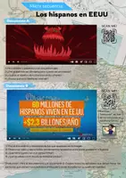 Aperçu - Préparation de séquence / Séquence complète - Micro-Séquence - Los hispanos en EEUU - Page de couverture