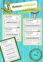 Vorschau - Arbeitsblätter - Nomenschlangen - Deckblatt