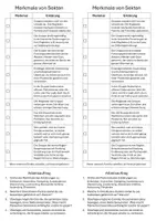 Vorschau - Arbeitsblätter - Merkmale von Sekten - Arbeitsblatt mit PPT-Unterstützung - Seite 1