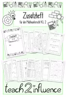 Vorschau - Unterrichtsreihen - Zusatzheft für den Matheunterricht Kl. 2 - Deckblatt
