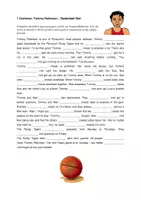 Vorschau - Arbeitsblätter - Simple Present (positive+negative statements; questions+short answers) - Tommy Robinson - Basketball Star - Seite 1