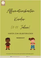 Vorschau - Fördermaterial/Inklusion - Affirmationskarten Freundschaft (Karten + Vorlagen) - Deckblatt