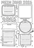 Vorschau - Spiele - XXL Neujahr Kreativpaket 2026 - Materialpaket für das neue Jahr - SEK 1 - Seite 2