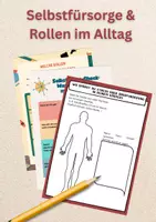 Vorschau - Arbeitsblätter - Selbstfürsorge & Rollen im Alltag - Deckblatt
