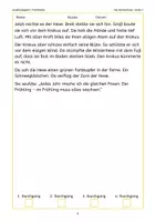 Vorschau - Arbeitsblätter - Tandemlesen Frühblüher – 4 Texte für 2./3. Klasse | Leseflüssigkeit - Seite 3