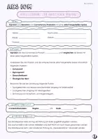 Vorschau - Arbeitsblätter - Lernjournal: Fachpraktische Prüfung (M-Niveau) - Deckblatt