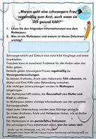 Vorschau - Arbeitsblätter - Mutterpass: Begleiter durch die Schwangerschaft - Seite 1