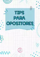 Vista previa - Para docentes: organización, planificación y formación - TIPS PARA OPOSITORES - Portada