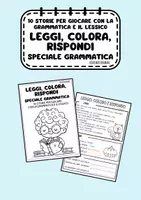 anteprima - Esercizi - LEGGI COLORA E RISPONDI - SPECIALE GRAMMATICA - Pagina di copertina