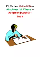 Vorschau - Unterrichtsreihen - Schuljahresende - Fit für den Mathe MSA-Abschluss 10. Klasse Teil 4 - Seite 1
