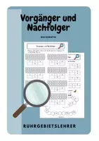 Vorschau - Arbeitsblätter - Vorgänger und Nachfolger Zahlenraum 20 - Deckblatt