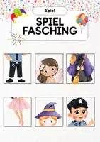 Vorschau - Spiele - Fasching Zuordnungsspiel | Kostüme zuordnen | Karneval - Deckblatt