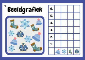 Voorbeeld - Winter Beeldgrafieken – Tellen & Grafieken voor Kleuters - Pagina 2