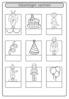 Vorschau - Arbeitsblätter - Materialpaket Karneval & Fasching Kunst, Deutsch, Spiele Kl. 1 & 2 differenziert - Seite 2