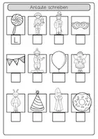 Vorschau - Arbeitsblätter - Materialpaket Karneval & Fasching Kunst, Deutsch, Spiele Kl. 1 & 2 differenziert - Seite 3