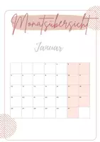 Vorschau - Lehrpläne/Lehrermaterial - Unterrichtsplaner zum Selberdrucken rosé - Seite 1