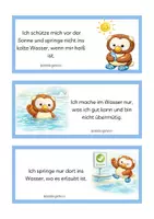 Vorschau - Präsentationen/Tafelbilder - Unsere 10 Baderegeln - Tafelmaterial/ Eulendesign - Seite 3